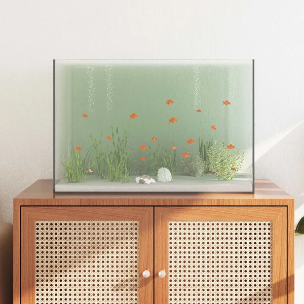 Aquarium avec stockage Transparent 60 x 35 x 40 cm Verre