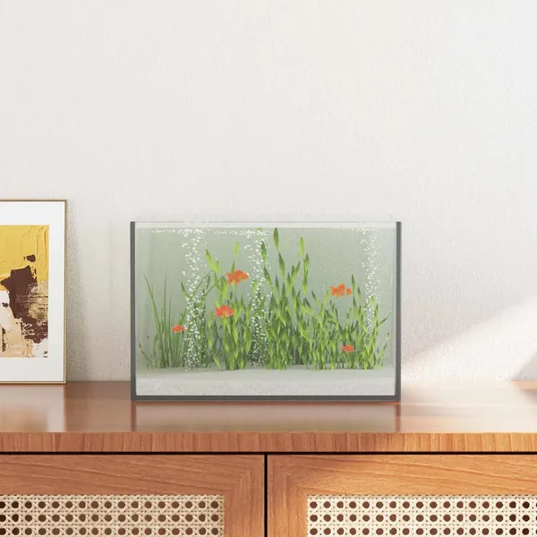 Aquarium avec stockage Transparent 30 x 20 x 20 cm Verre