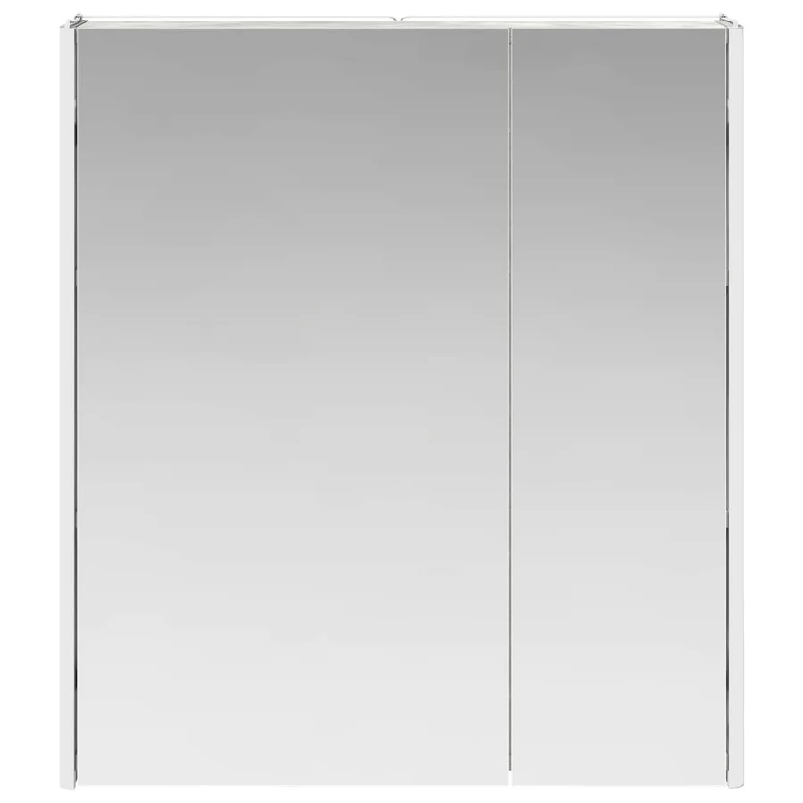 Armoire Miroir de Salle de Bain Gris béton 63,5 x 15,5 x 70 cm - 6