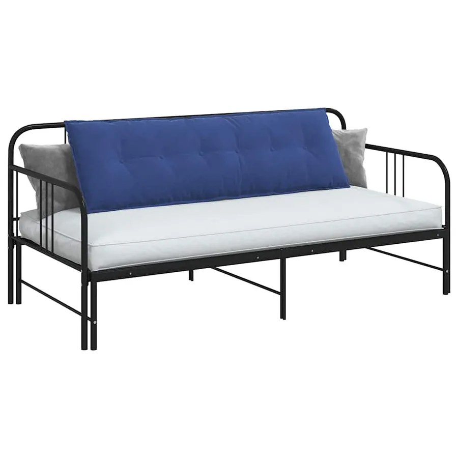 Coussin de Dos Bleu police 160 x 50 cm Tissu en velours côtelé - 3