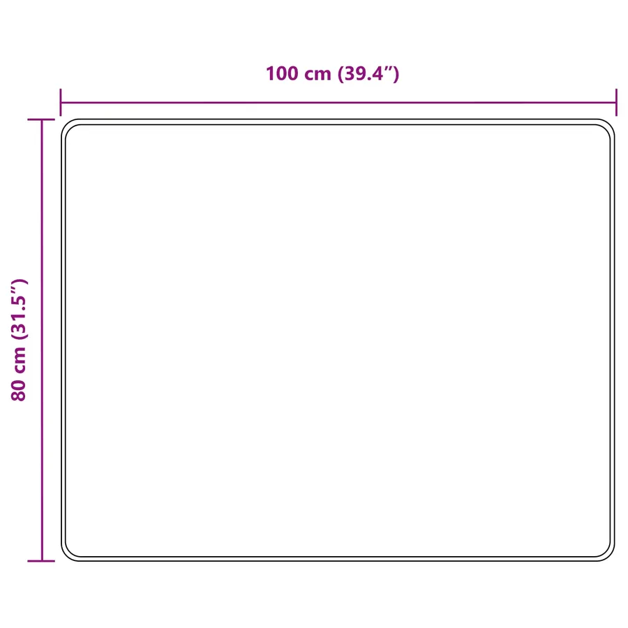 Coureur de Tapis MARSA Gris 80 x 100 cm Polyester et PVC - 7