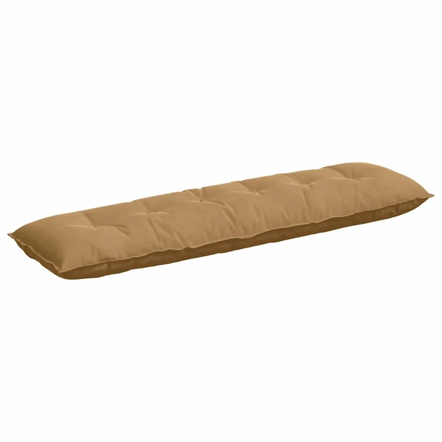 Coussin de Dos Marron 180 x 50 cm Tissu en velours côtelé - 2