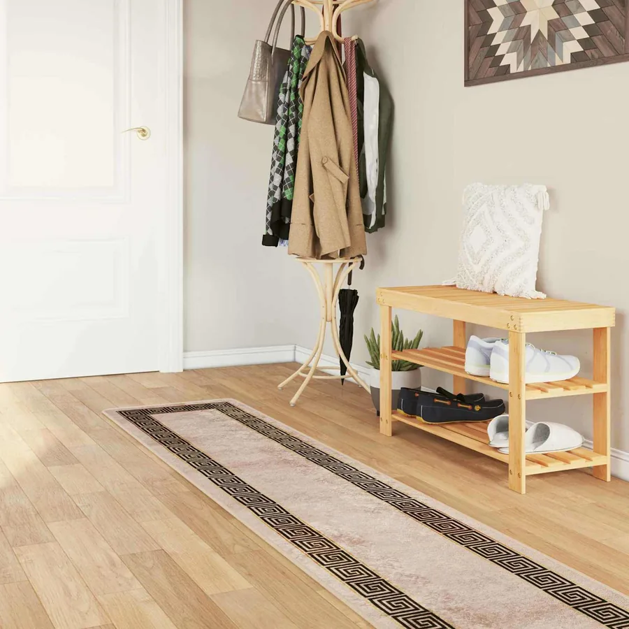 Coureur de Tapis MARSA Noir 50 x 250 cm Polyester et PVC