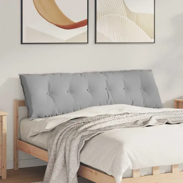 Coussin de Dos Gris nuage 160 x 19 x 50 cm tissu