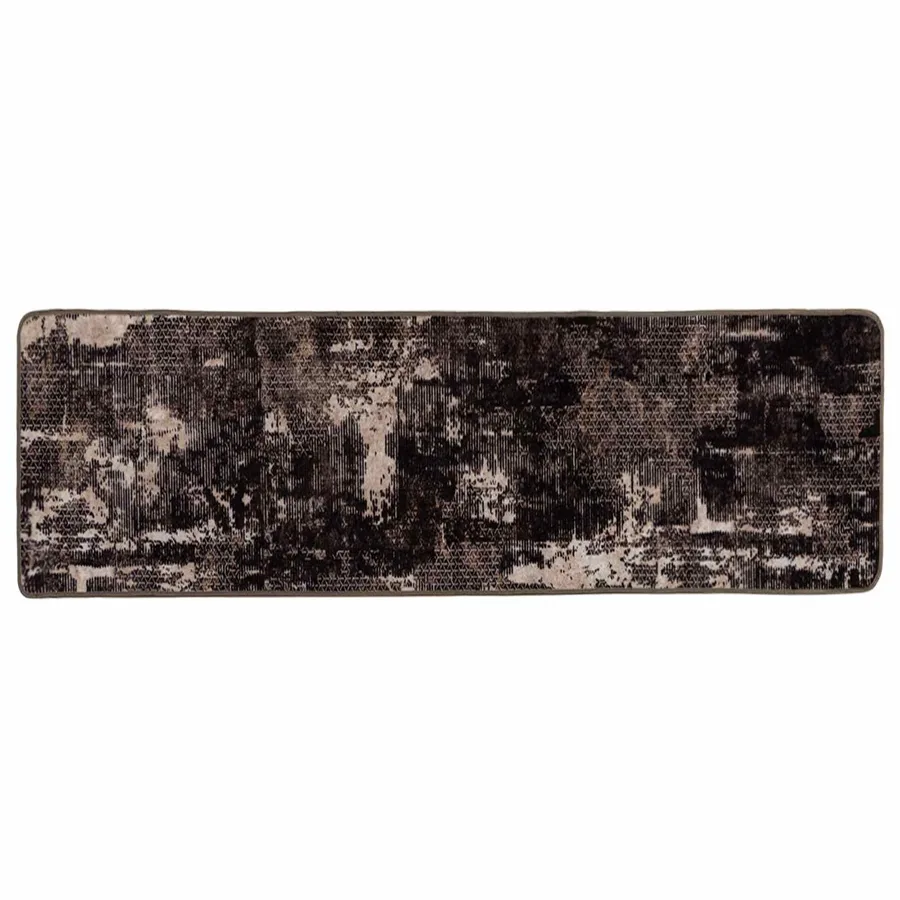 Coureur de Tapis MARSA Noir 50 x 150 cm Polyester et PVC - 2