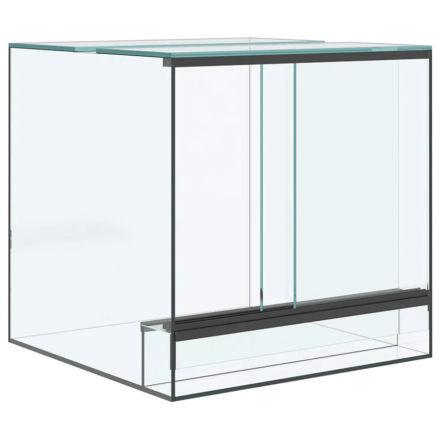 Terrarium avec stockage Transparent 30 x 30 x 30 cm Verre - 2
