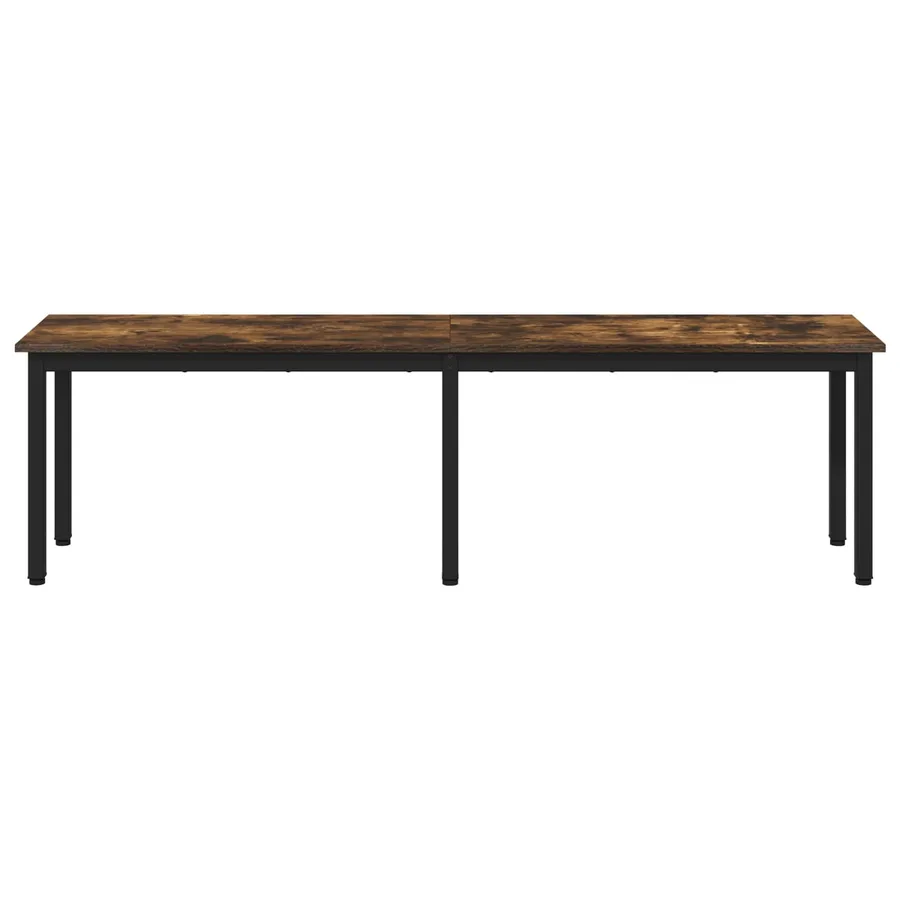 banc Chêne Fumé 160 x 35 x 45 cm Bois d'ingénierie - 5