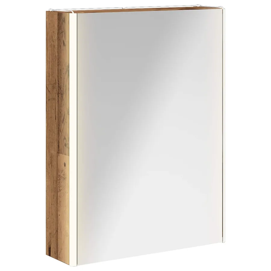 Armoire Miroir de Salle de Bain Bois ancien 53,5 x 15,5 x 70 cm - 2
