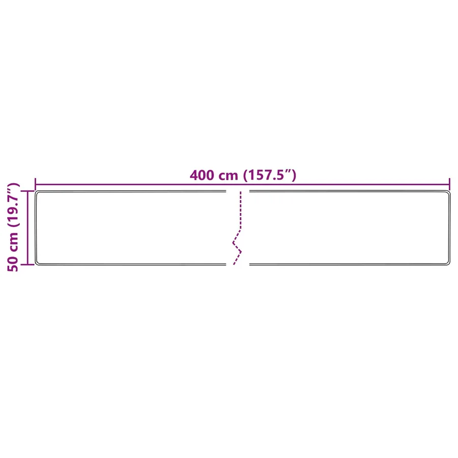 Coureur de Tapis MARSA Multicolore 50 x 400 cm Polyester et PVC - 7