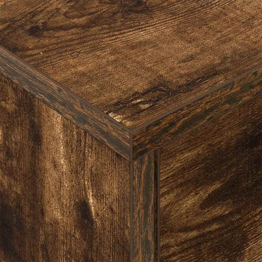Table de chevet 2 pcs Chêne fumé 40,5 x 40 x 48 cm - 10