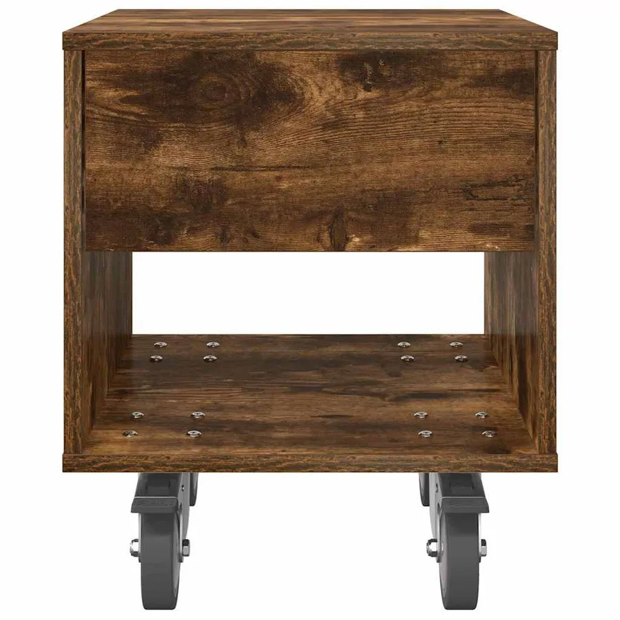 Table de chevet 2 pcs Chêne fumé 40,5 x 40 x 48 cm - 7