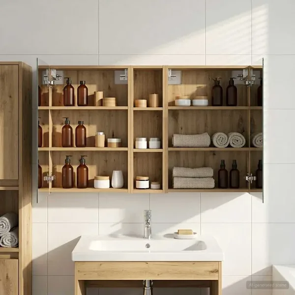 Ensemble de Meubles de Salle de Bain 3 pc 120 x 14,5 x 70 cm