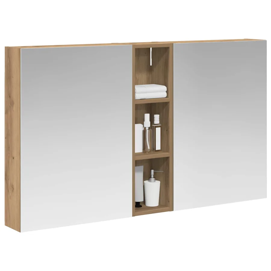 Ensemble de Meubles de Salle de Bain 3 pc 120 x 14,5 x 70 cm - 3