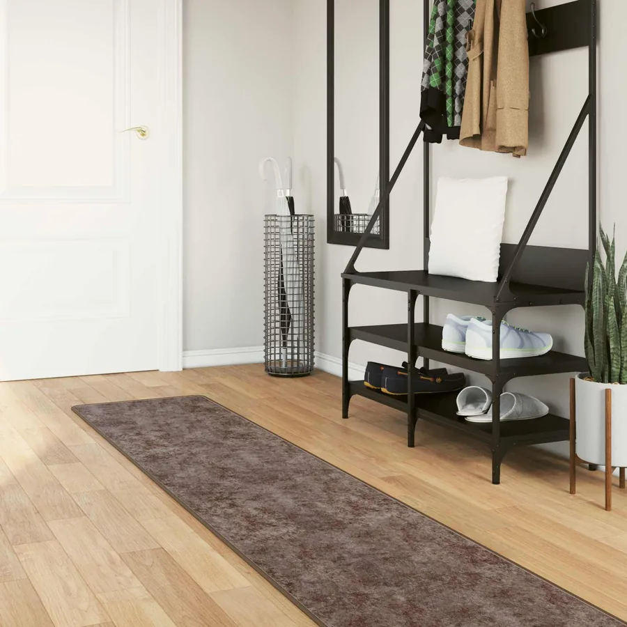 Coureur de Tapis MARSA Gris 50 x 250 cm Polyester et PVC