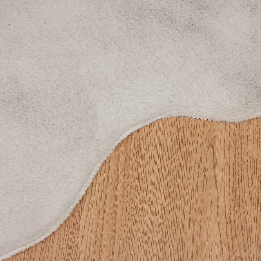 Tapis antidérapant en fausse de lapin OLITE Beige 80 x 120 cm - 9