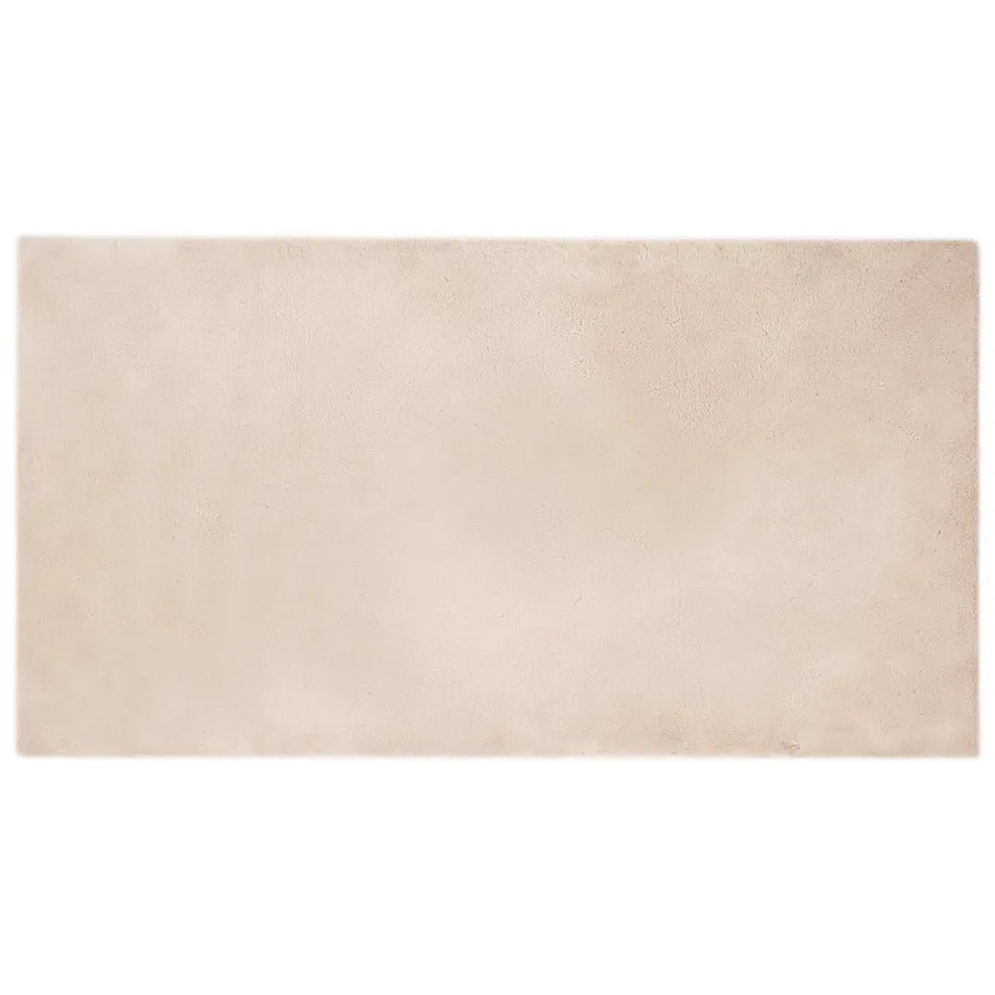 Tapis antidérapant en fausse de lapin OLITE Taupe 60 x 110 cm - 2