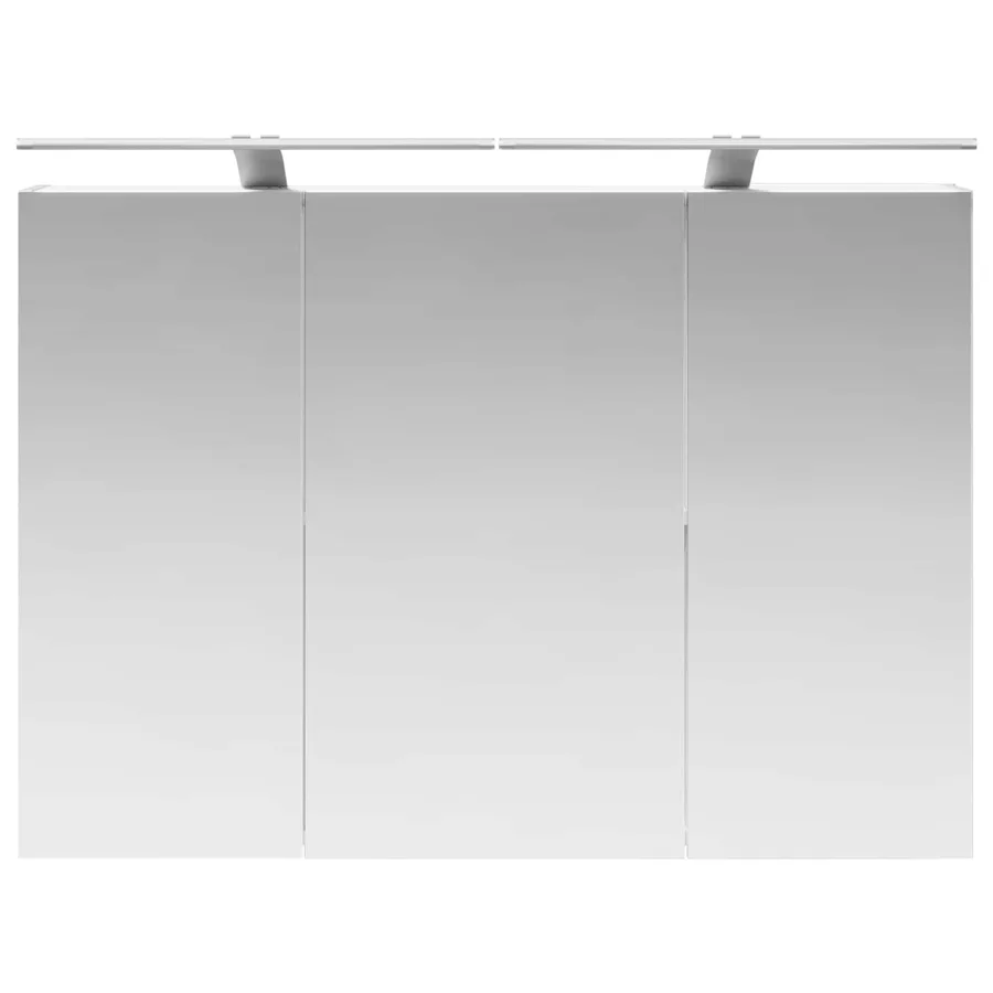 Armoire Miroir de Salle de Bain Blanc 100 x 14,5 x 70 cm - 6