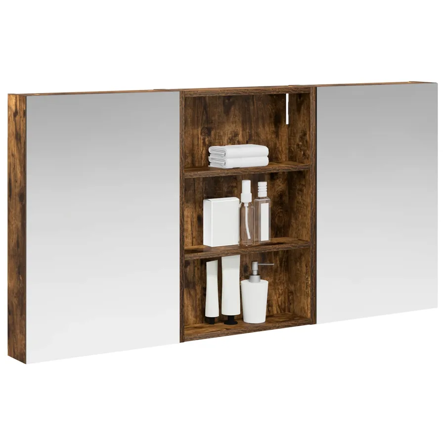 Ensemble de Meubles de Salle de Bain 3 pcs 120 x 10,5 x 60,5 cm - 3