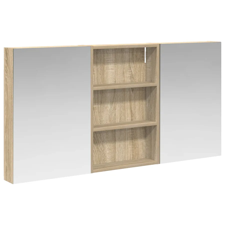 Ensemble de Meubles de Salle de Bain 3 pcs 120 x 10,5 x 60,5 cm - 2