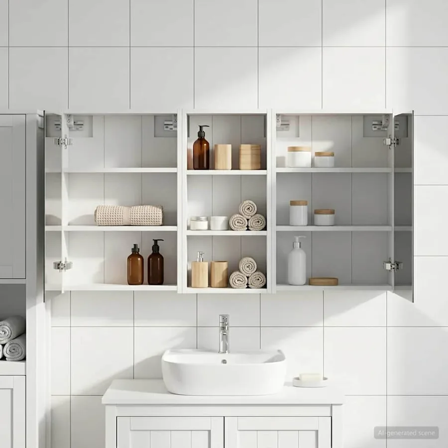 Ensemble de Meubles de Salle de Bain 3 pcs 116 x 16 x 62,5 cm