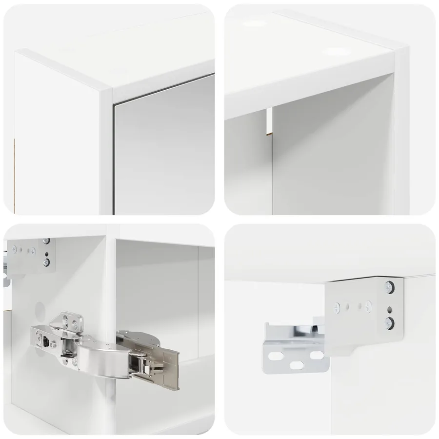 Ensemble de Meubles de Salle de Bain 3 pcs 116 x 16 x 62,5 cm - 10