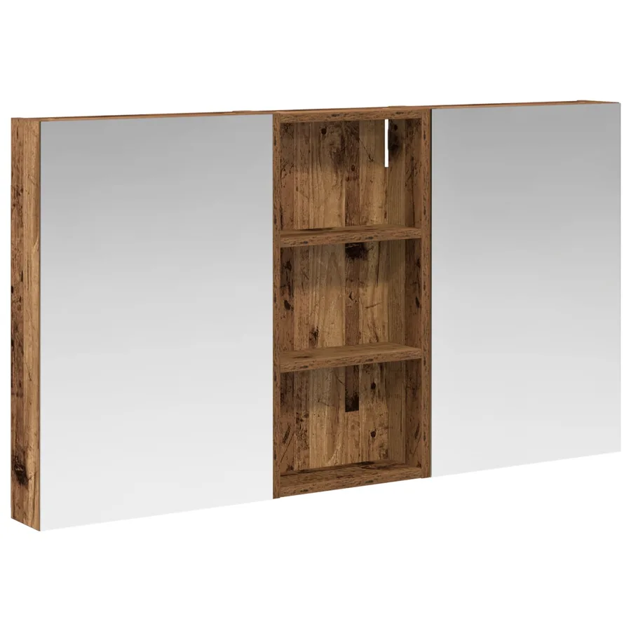 Ensemble de Meubles de Salle de Bain 3 pcs 110 x 10,5 x 60,5 cm - 2