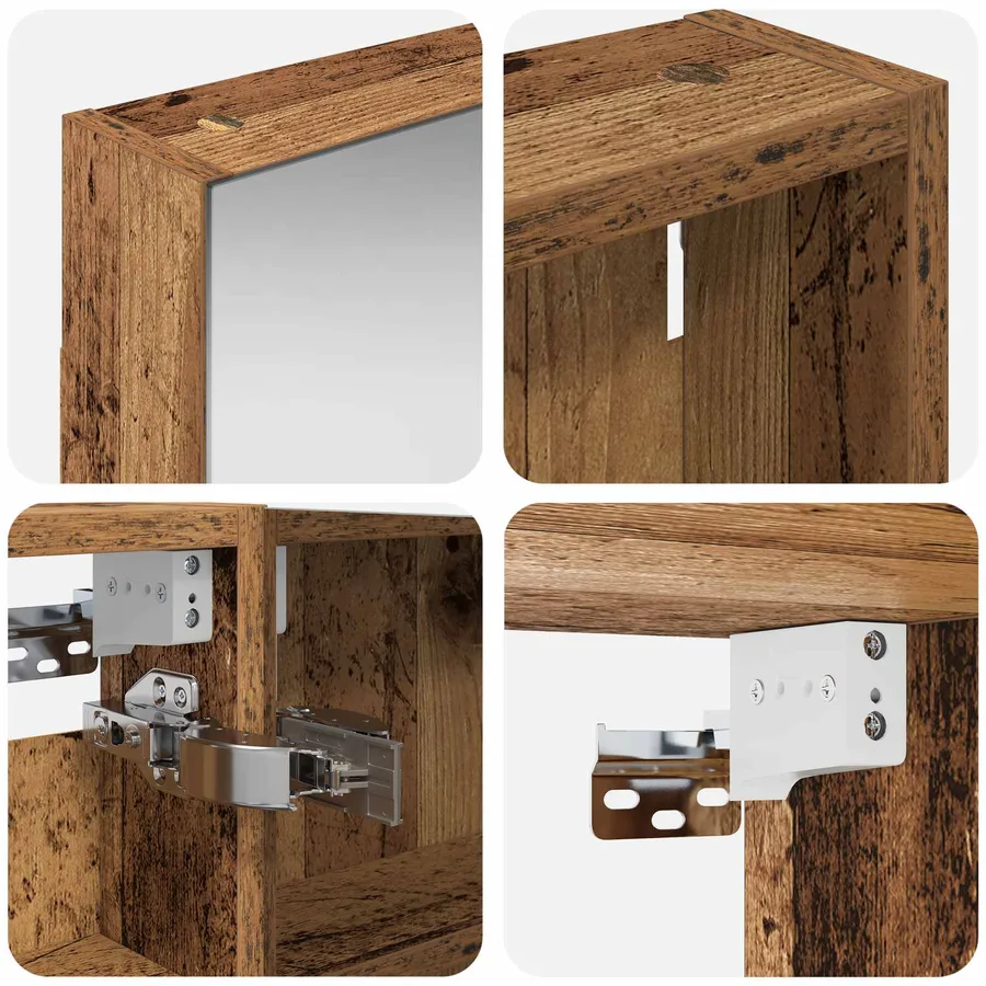 Ensemble de Meubles de Salle de Bain 3 pcs 110 x 10,5 x 60,5 cm - 8