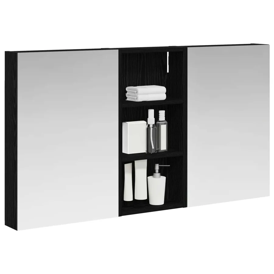 Ensemble de Meubles de Salle de Bain 3 pcs 110 x 10,5 x 60,5 cm - 3