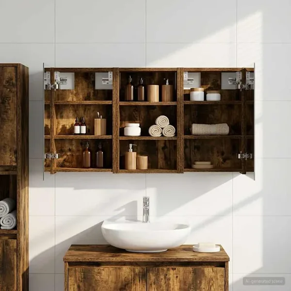 Ensemble de Meubles de Salle de Bain 3 pcs 90 x 10,5 x 50 cm