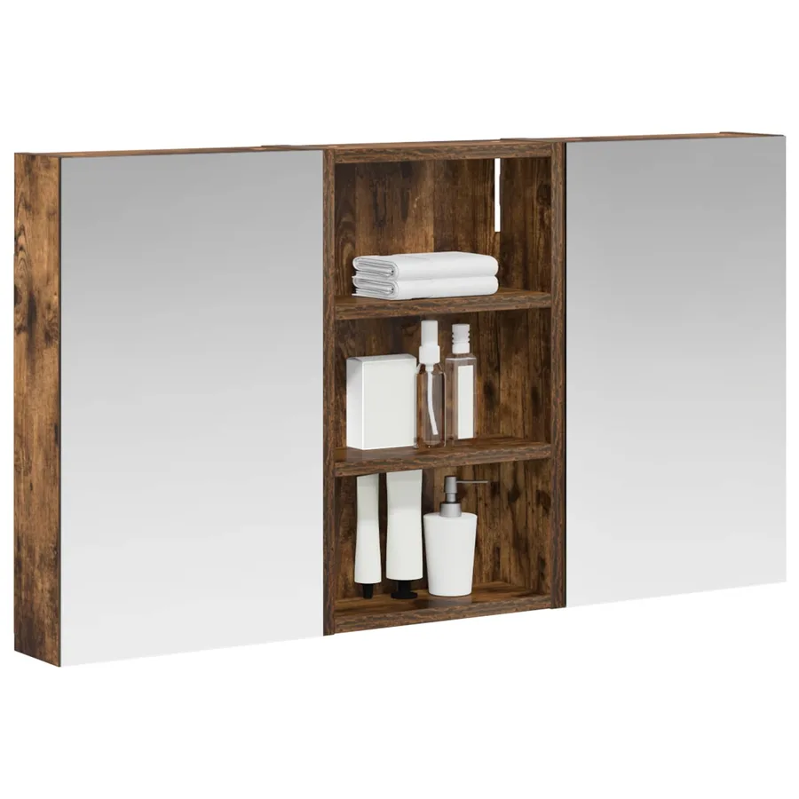 Ensemble de Meubles de Salle de Bain 3 pcs 90 x 10,5 x 50 cm - 3