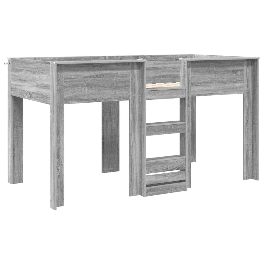 Lit Superposé pour Enfants Gris Sonoma 90 x 190 cm - 4