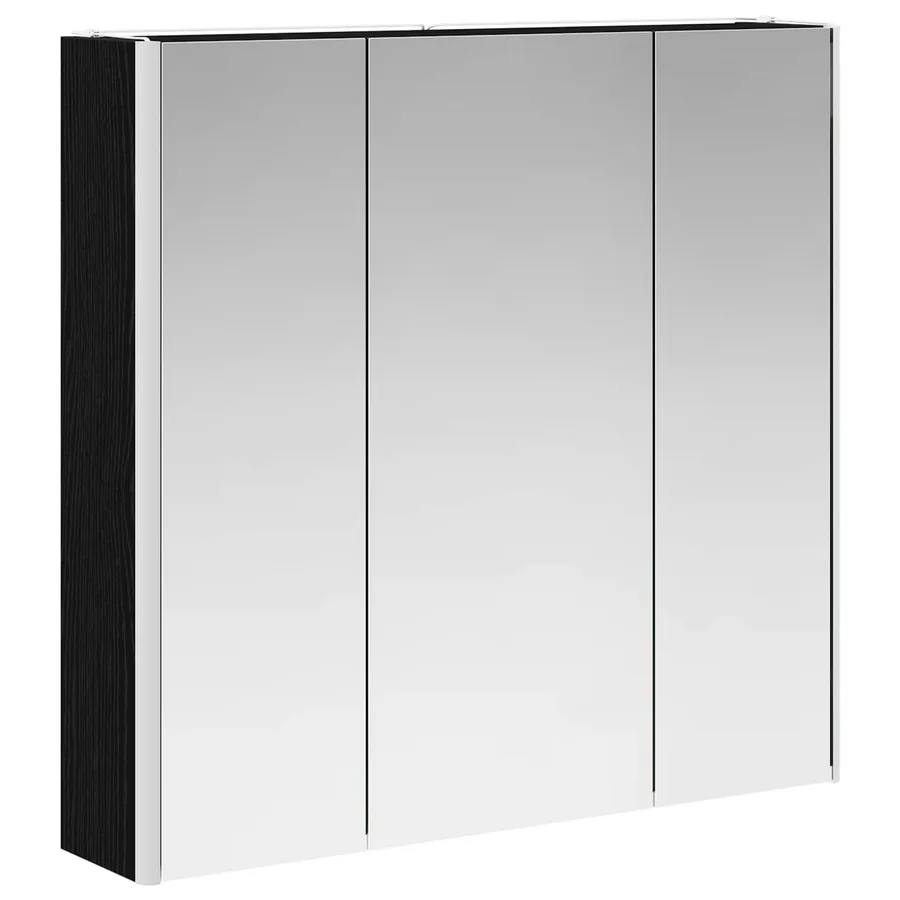 Armoire Miroir de Salle de Bain Chêne noir 73.5 x 15.5 x 70 cm - 5