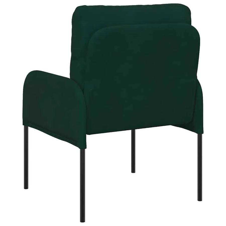 Canapés avec coussin 55cm Vert foncé Contreplaqué - 6