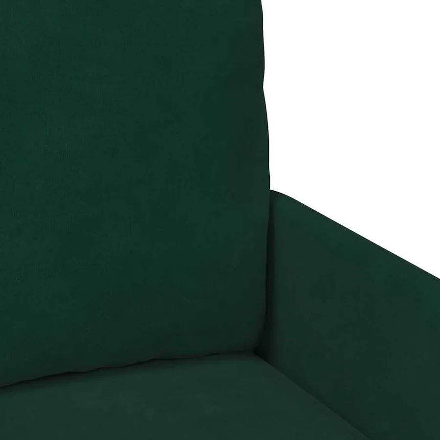 Canapés avec coussin 55cm Vert foncé Contreplaqué - 7