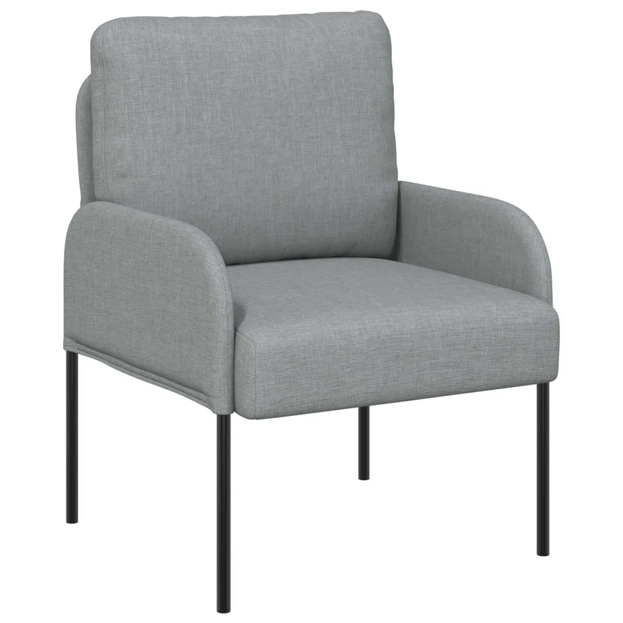 Ensembles de canapés 3 pcs Gris clair 115 x 56 x 80 cm - 4