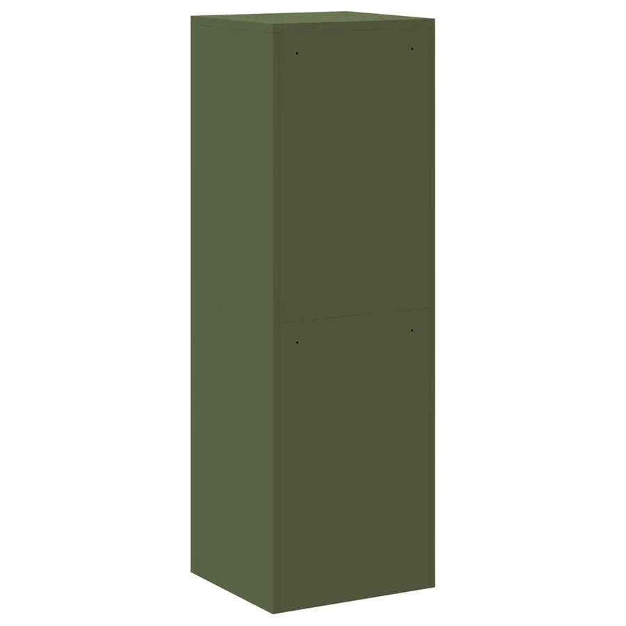Cabinet de Dossier avec tiroir Vert olive 45,5 x 42 x 139 cm - 9