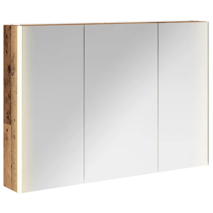 Armoire Miroir de Salle de Bain Bois ancien - 2