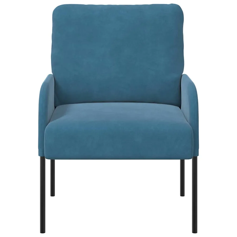 Canapés avec coussin 55cm Bleu Contreplaqué - 4