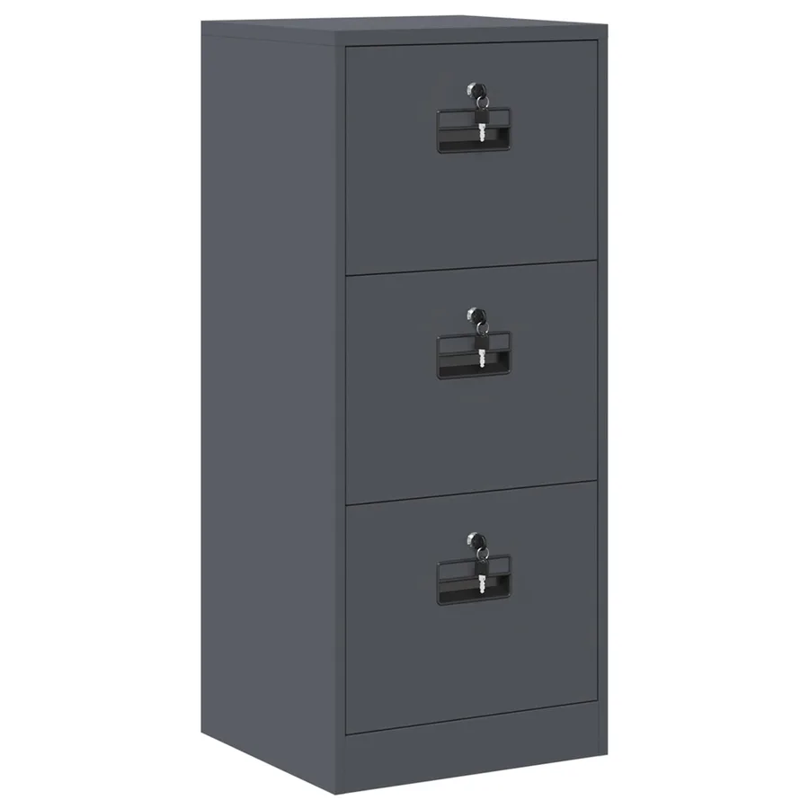Cabinet de Dossier avec tiroir Anthracite 45,5 x 42 x 106,5 cm - 2