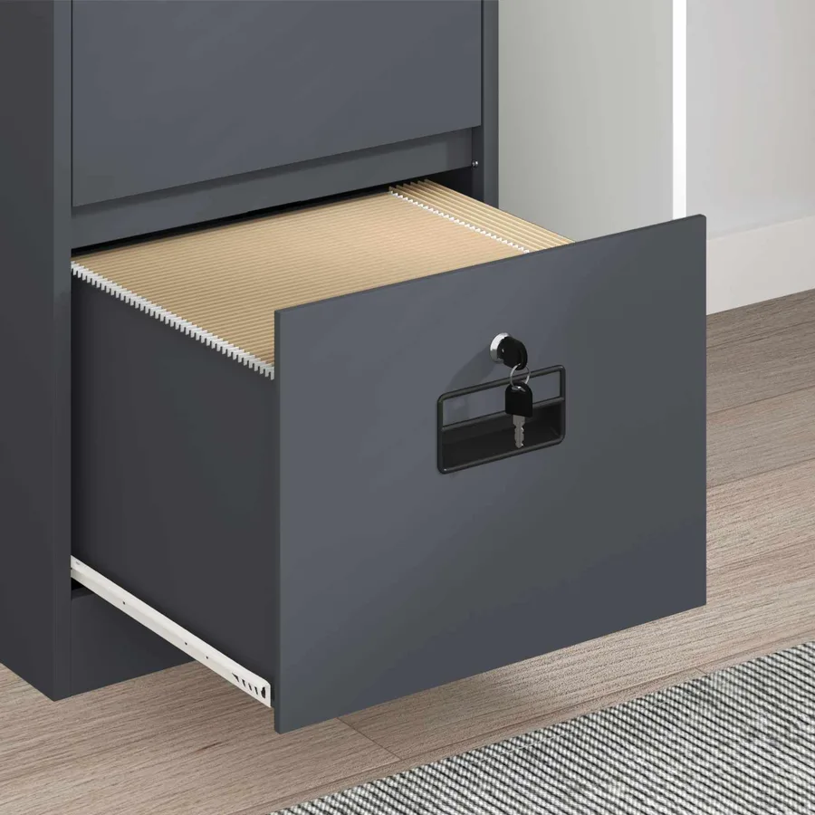 Cabinet de Dossier avec tiroir Anthracite 45,5 x 42 x 106,5 cm - 5