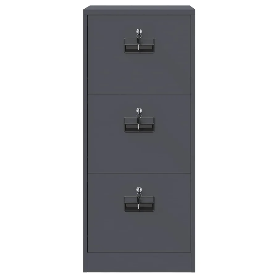 Cabinet de Dossier avec tiroir Anthracite 45,5 x 42 x 106,5 cm - 7
