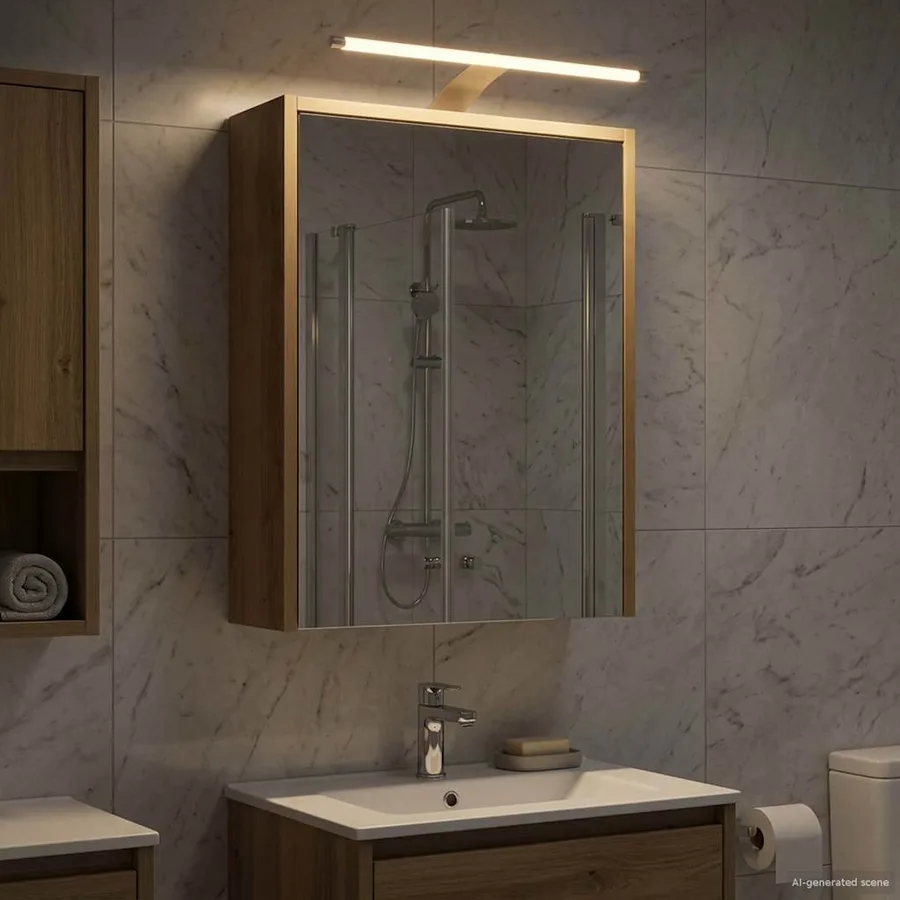Armoire Miroir de Salle de Bain Chêne artisan 43 x 16 x 62.5 cm - 4