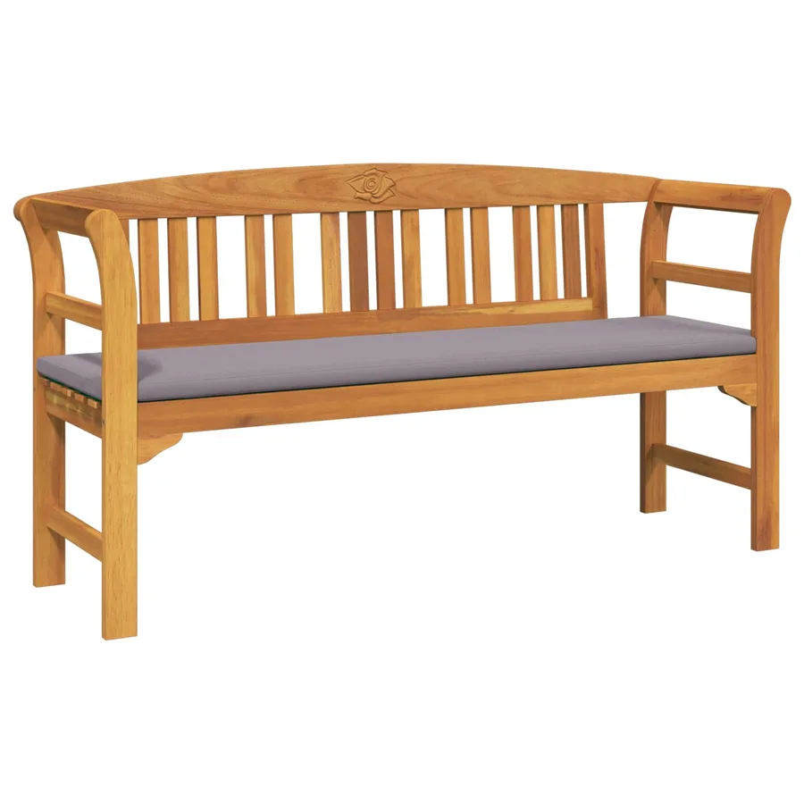 Banc rose Naturel 157 x 46 x 82,5 cm Bois d'Acacia Massif - 2