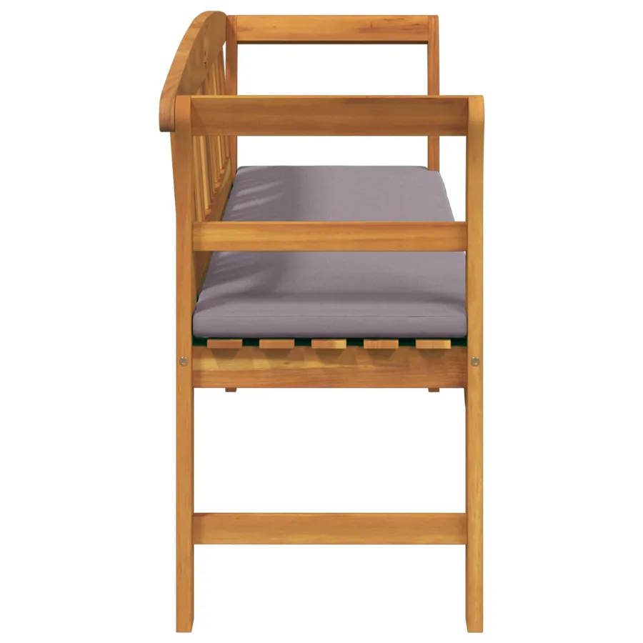 Banc rose Naturel 157 x 46 x 82,5 cm Bois d'Acacia Massif - 5
