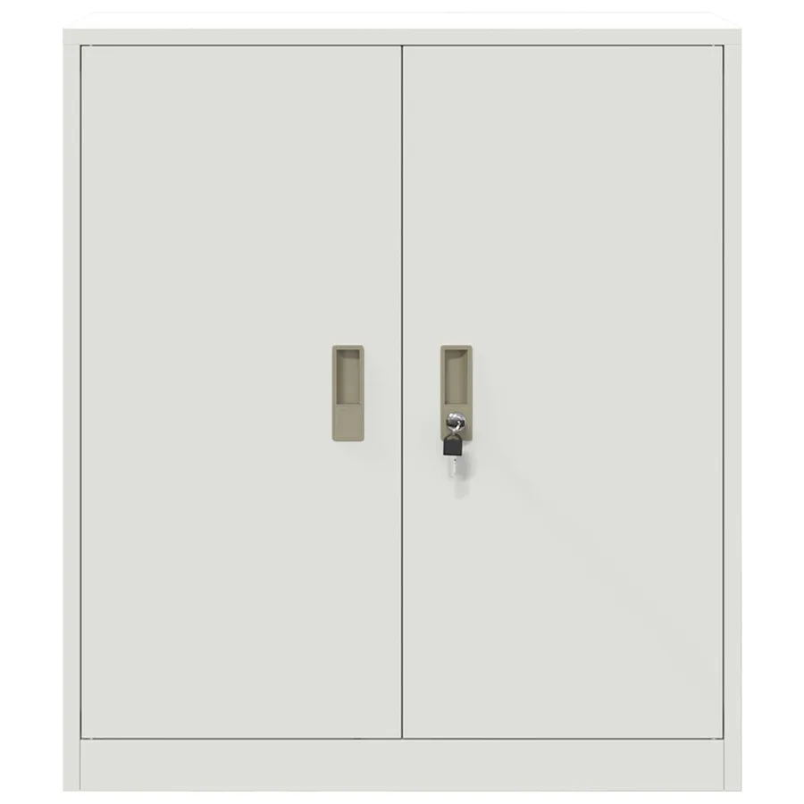 Armoire de rangement Blanc 80 x 40 x 90 cm Acier - 6