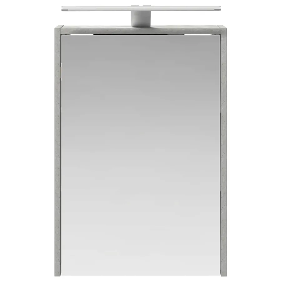 Armoire Miroir de Salle de Bain Gris béton 43 x 16 x 62.5 cm - 6