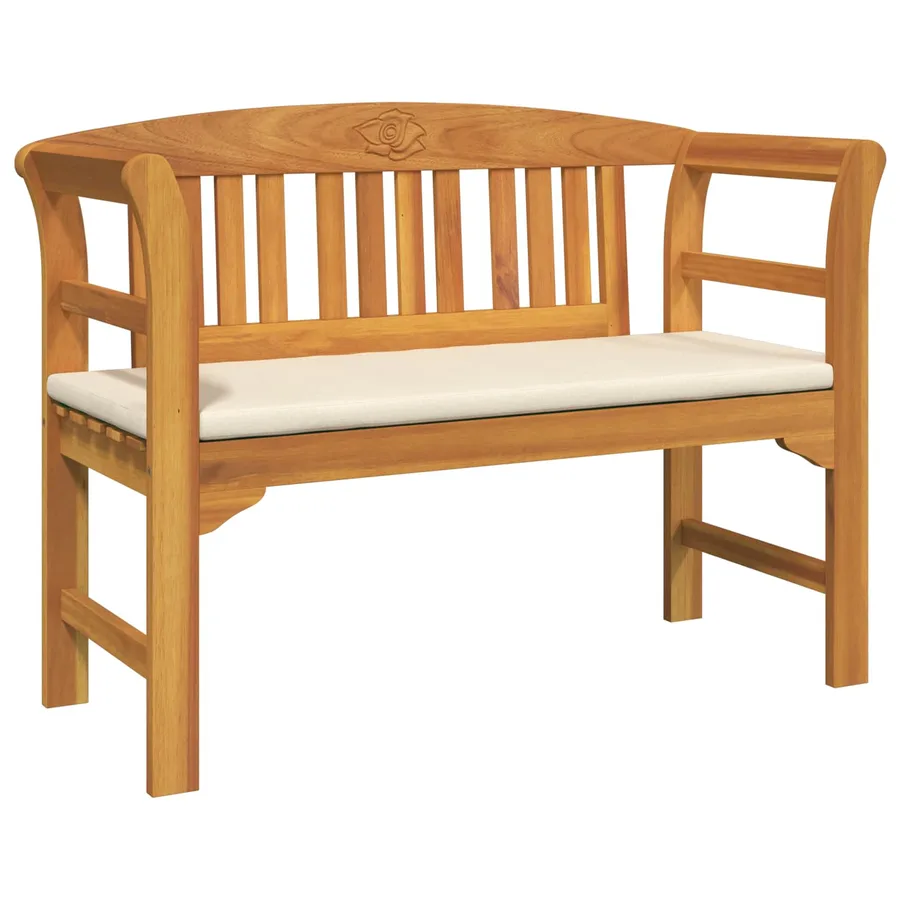 Ensemble de salon Rose de jardin 4 pcs Bois d'Acacia Massif - 6