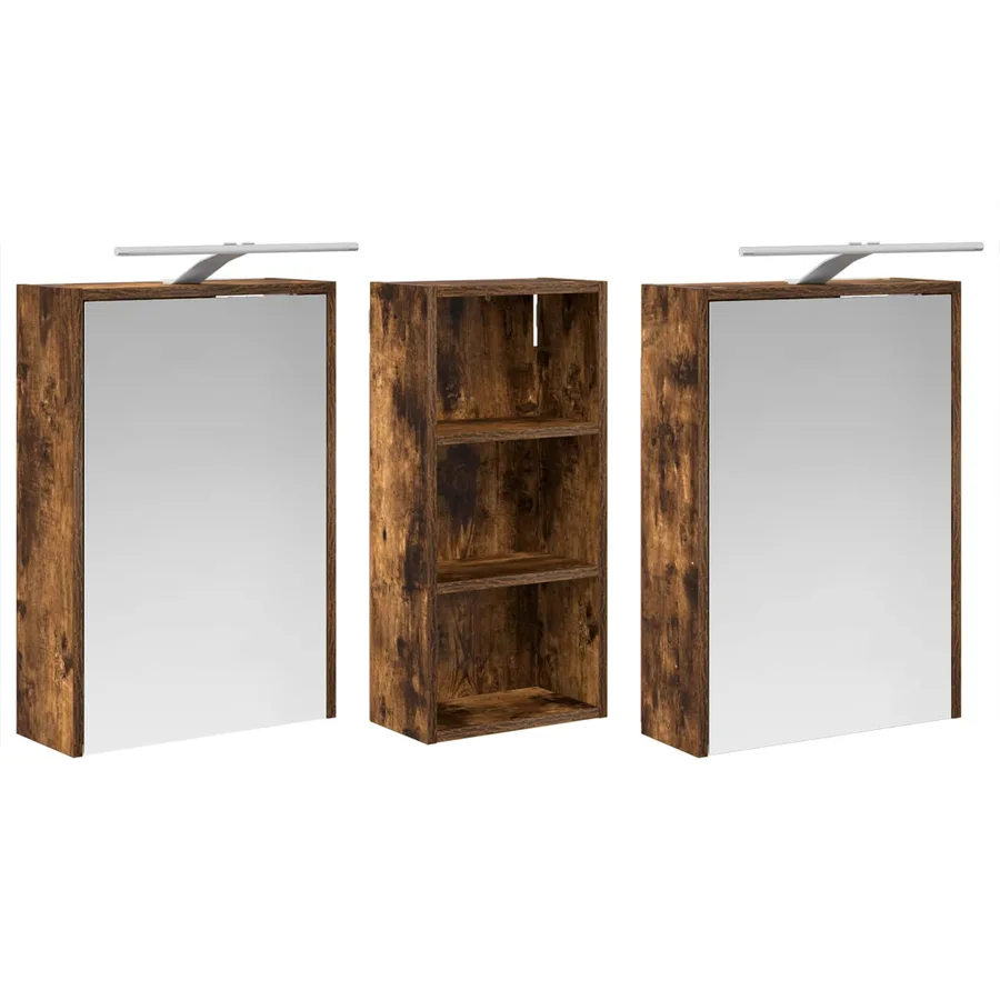 Ensemble de Meubles de Salle de Bain 3 pcs 116 x 16 x 62,5 cm - 5