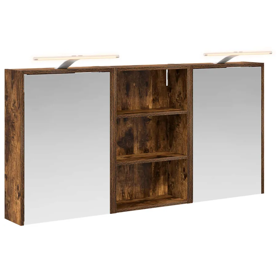 Ensemble de Meubles de Salle de Bain 3 pcs 126 x 16 x 62.5 cm - 2