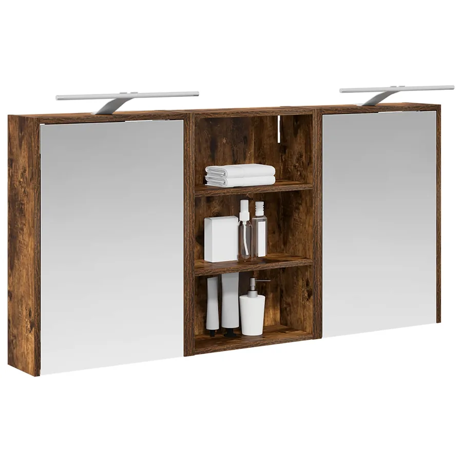 Ensemble de Meubles de Salle de Bain 3 pcs 126 x 16 x 62.5 cm - 3
